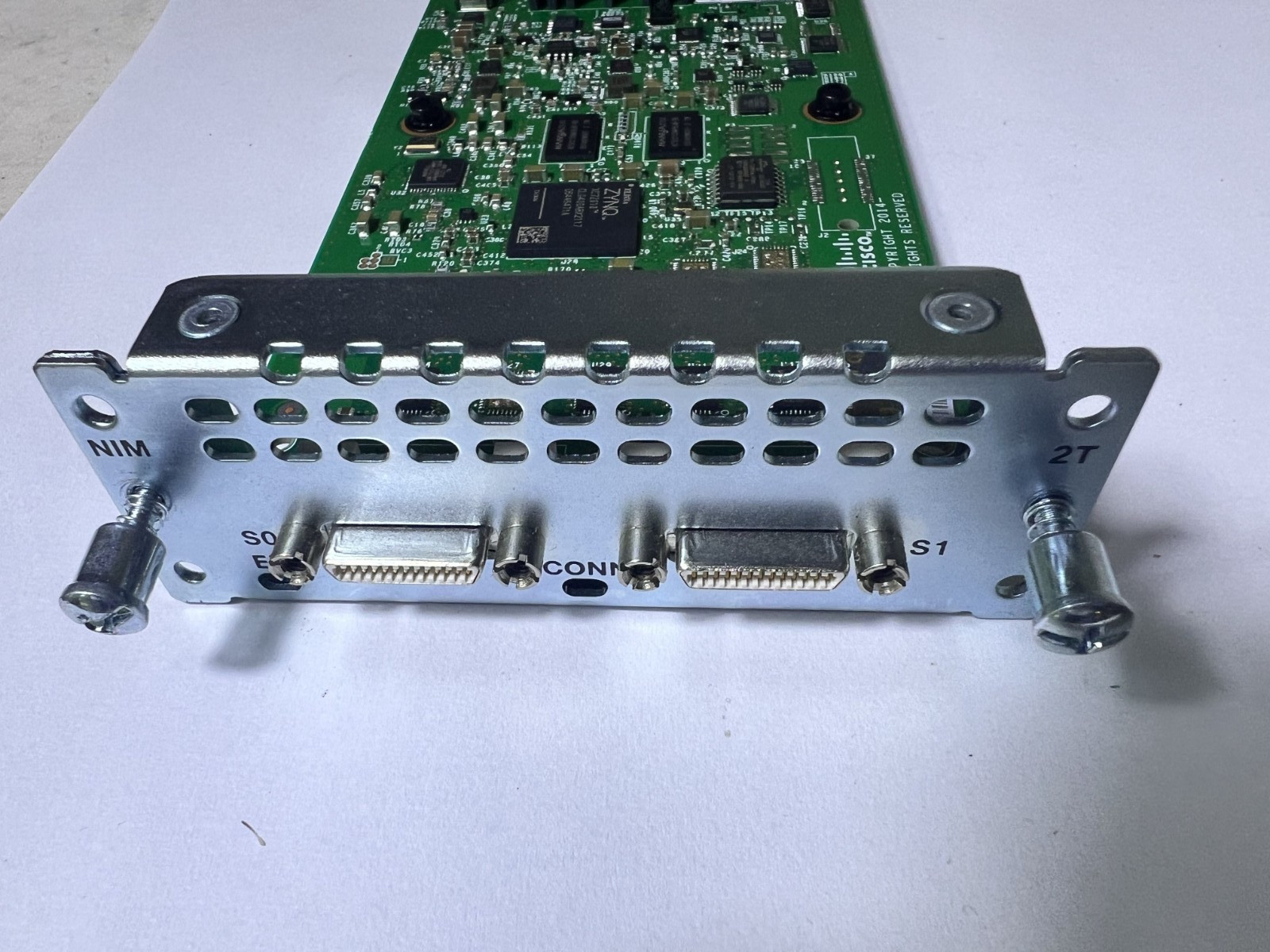 Cisco NIM-2T V01 - 2-Port Serial WAN Interface Card for ISR Series Routers WORKS