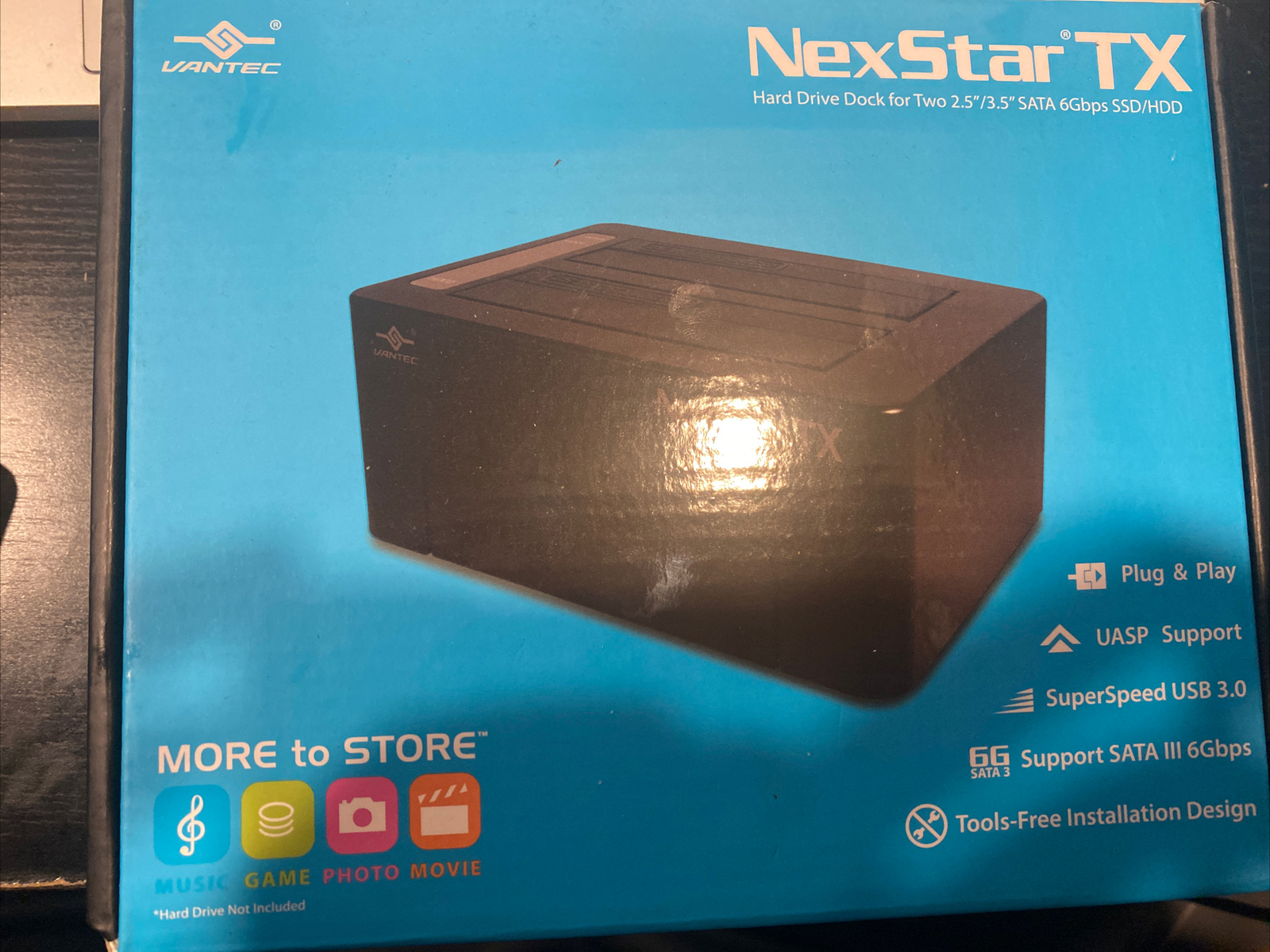 Vantec NexStar® TX Dual Bay USB 3.0 Hard Drive Dock