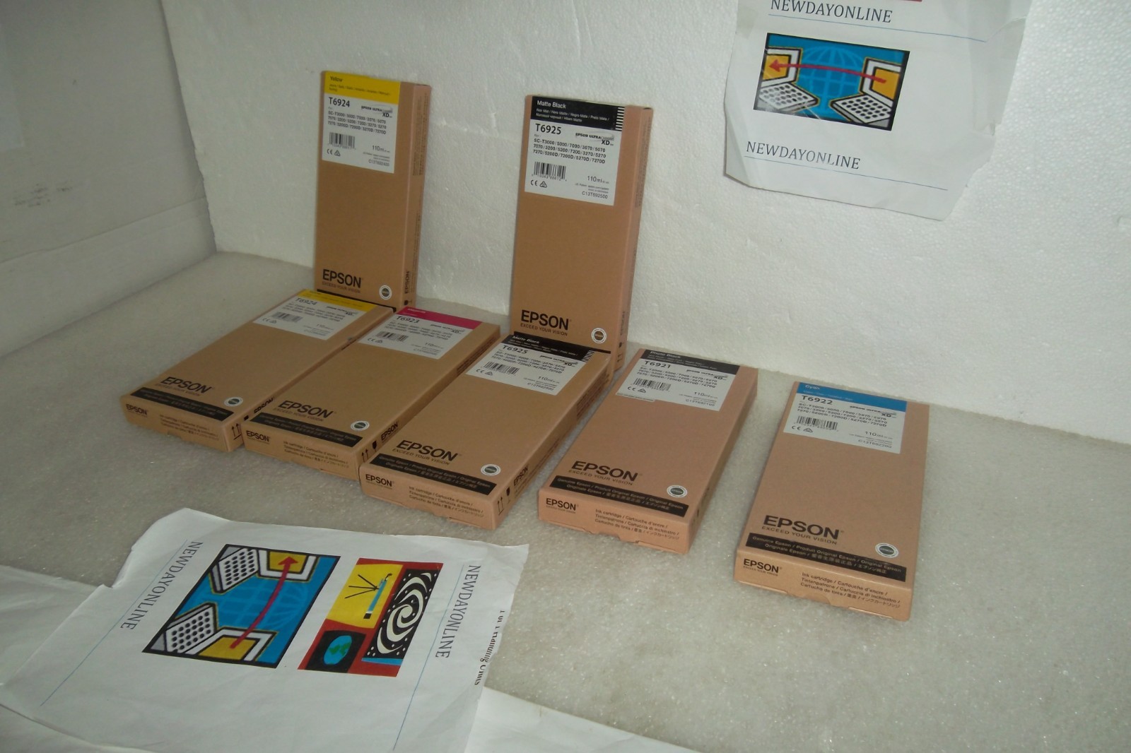 LOT-7 Epson SureColor T3000 T7000 T5000 T7200D T7270D T3200 T5270 T3070 OEM New