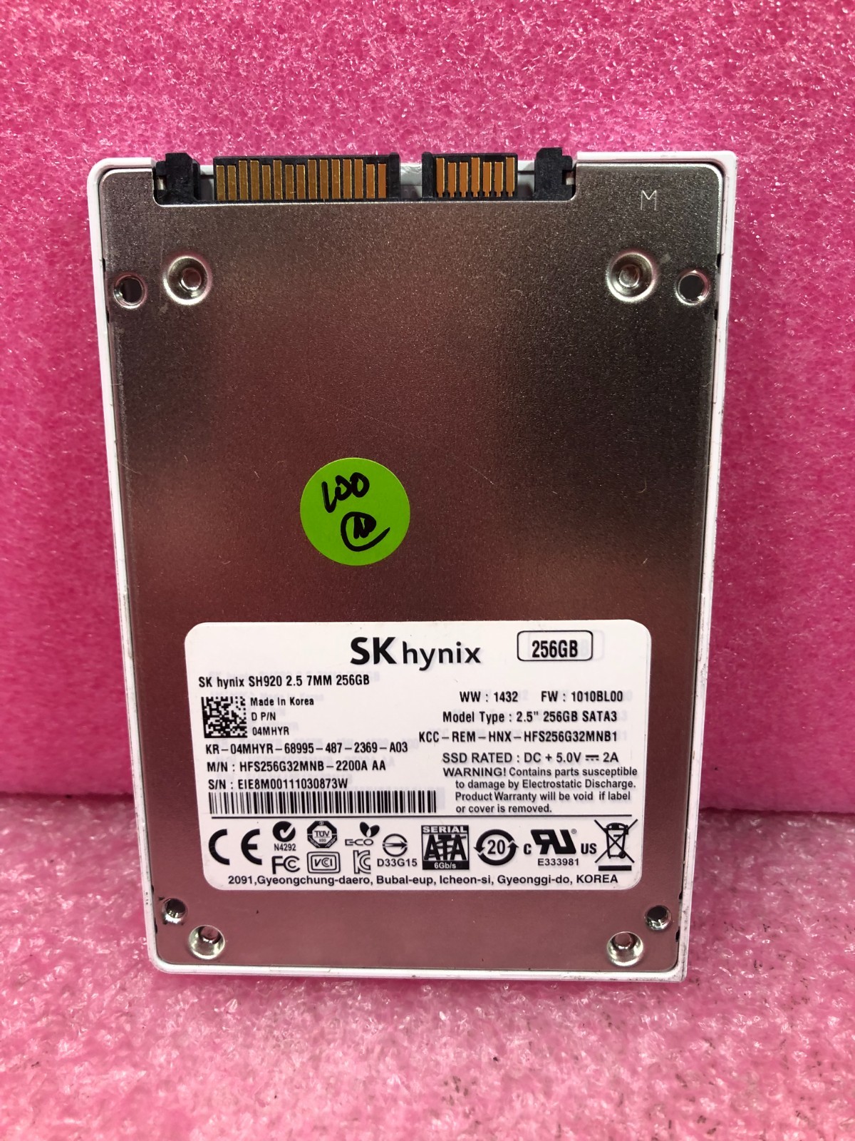 Strong-IT Dell 4MHYR 256GB SSD SATA 2.5 6G
