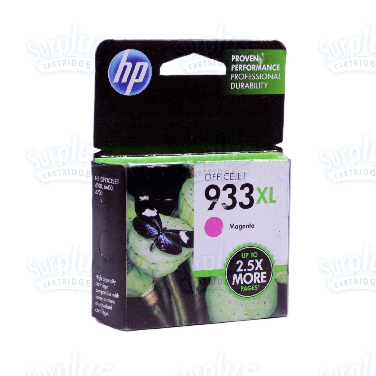 2021+ Genuine HP 933XL High Yield Magenta OfficeJet 6600 6700 7110 (Retail Box)