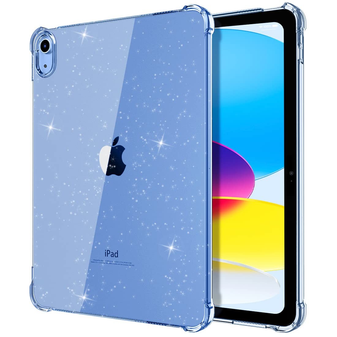 TiMOVO Clear Case for iPad (A16) 11th Generation 11 Inch 2025, Glitter