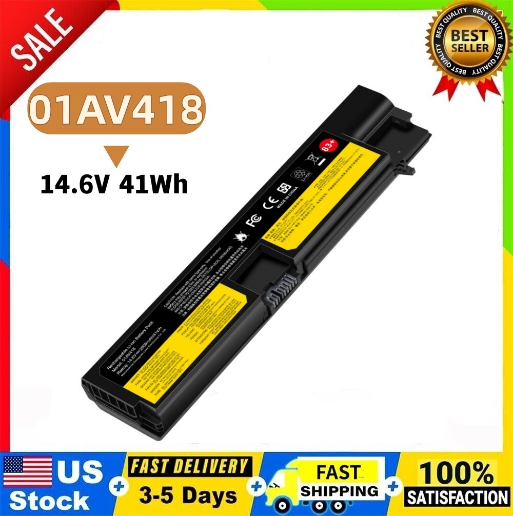 ⭐82 83 01AV418 01AV416 01AV417 Battery For Lenovo-ThinkPad E570 E570C E575 Serie