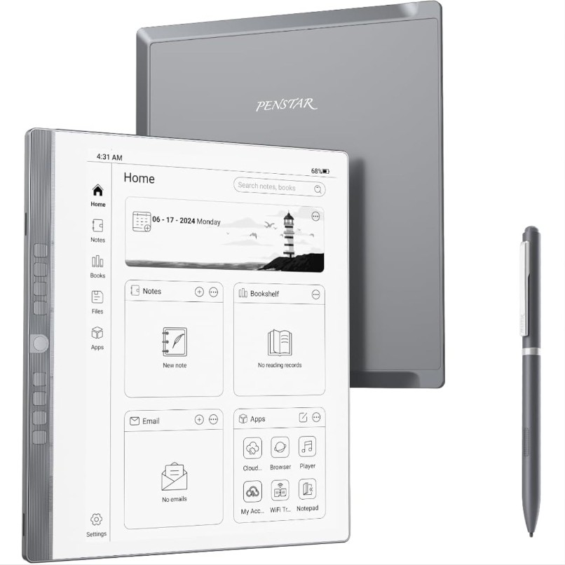 Penstar eNote Paper Tablet Bundle Electronic 10.3-inch Pen Only Writing Tablet
