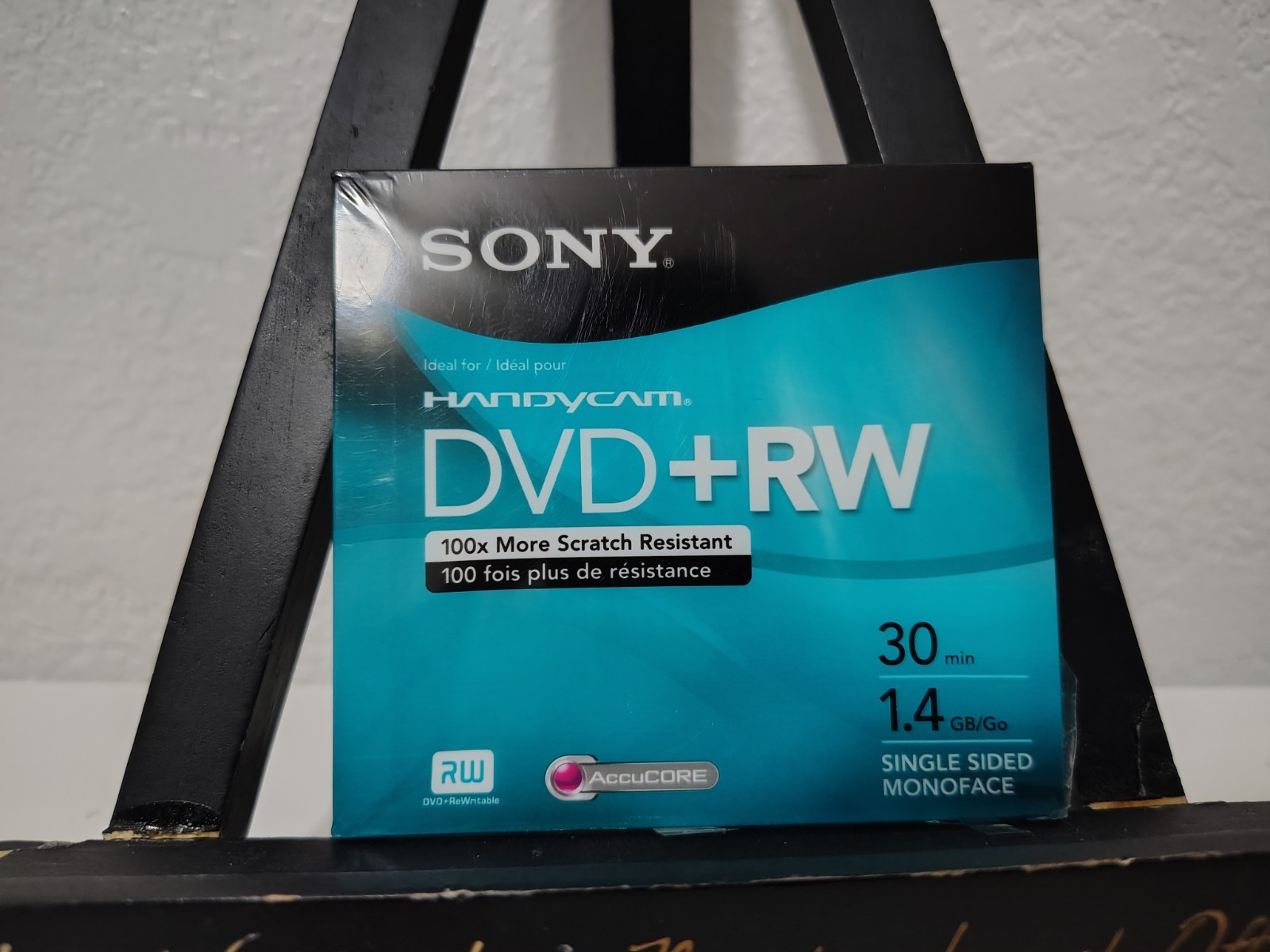 New Sealed X 1 Sony HandyCam DVD+RW 30 Min 1.4 GB Single-Sided Video Disc 