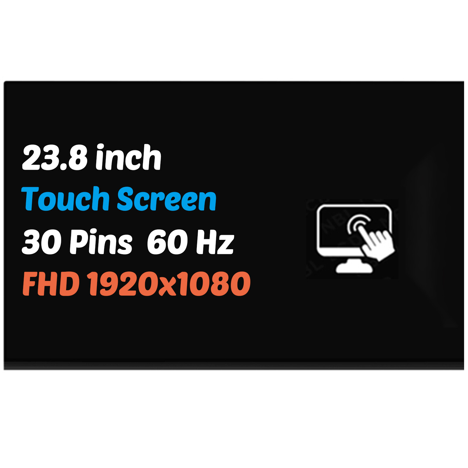 New 23.8" for Dell DP/N 8C1KN 08C1KN LCD Touch Screen Display Panel FHD 1080P