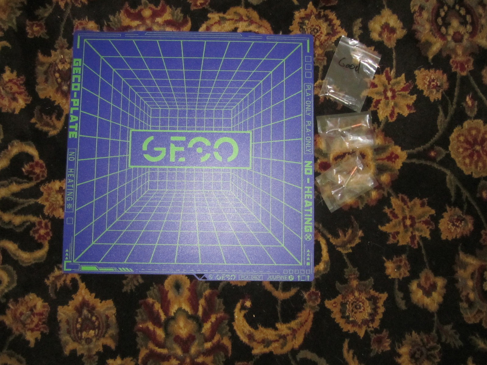 Anycubic Kobra 3 Max GECO Cool Plate 430x430 (Slighly Used) with three Nozzles