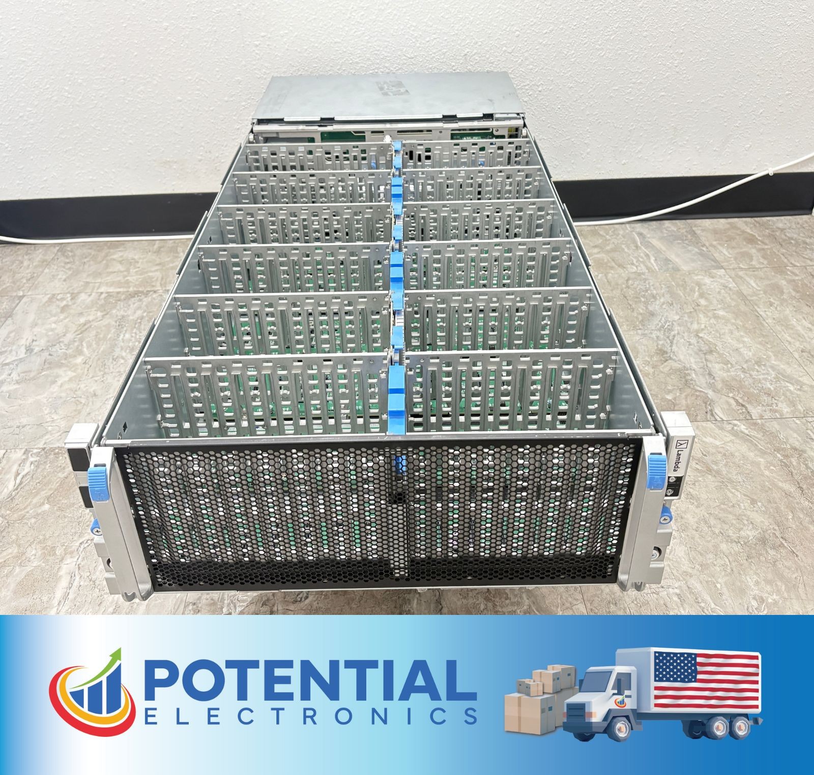Supermicro 4U 90-Bay Top-Load Enterprise JBOD AI Storage Array - X11DSC Node