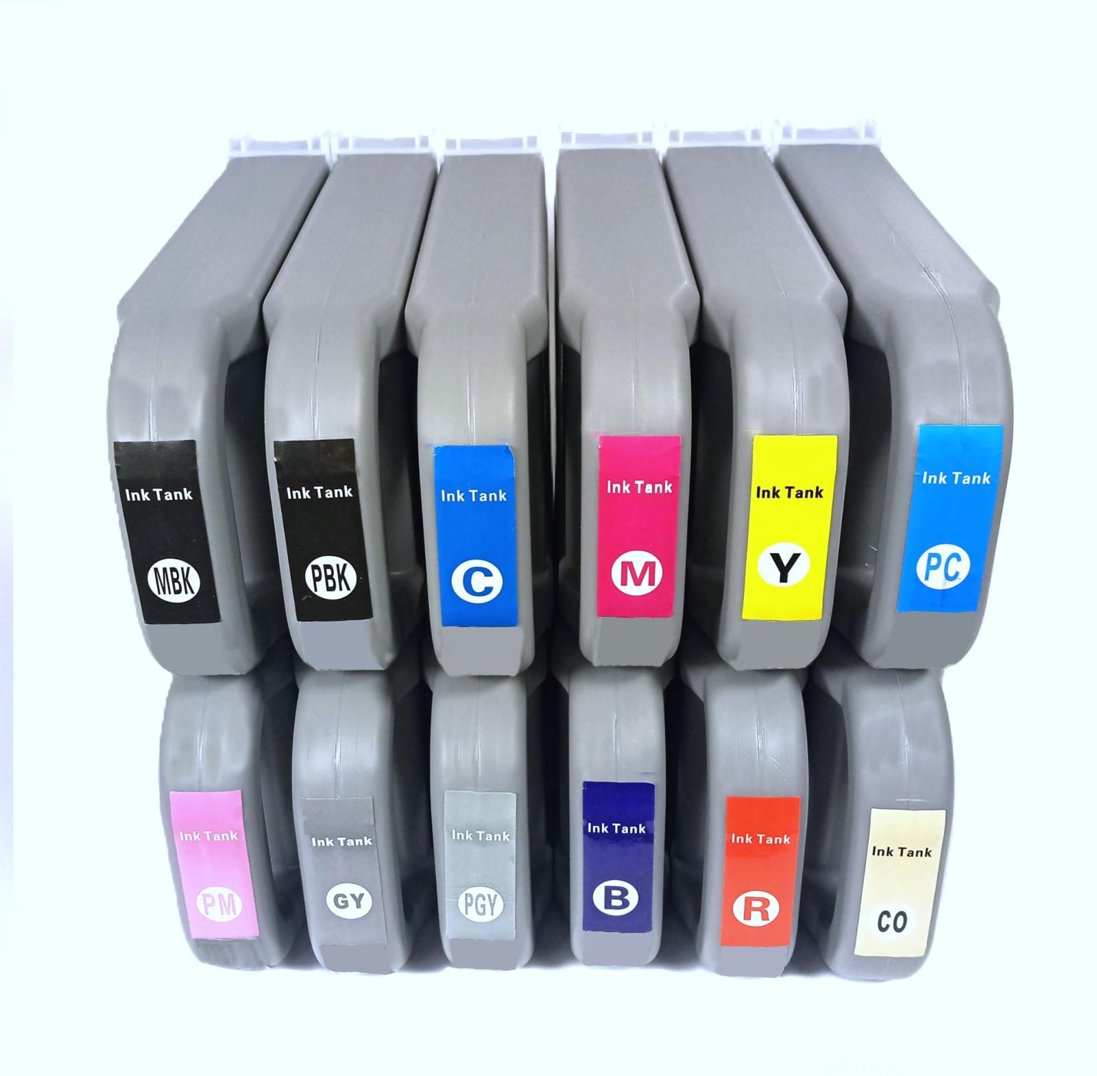 Pack 8 PFI-1700 Ink Tank Cartridge fit canon PFI1700 IPF  PRO 4000s 4100s 6000s