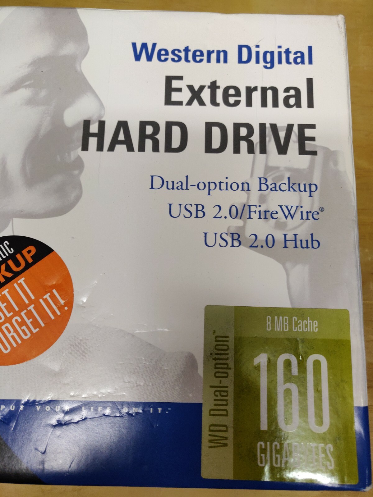 Vintage Western Digital Hard Drive 7200 RPM 8MB Cache 160 Gigabytes WD1600