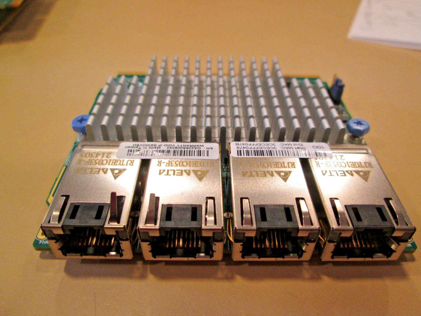 Supermicro AOC-MTG-i4TM Intel X550 4-Port 10GbE Super I/O SIOM Ethernet NIC