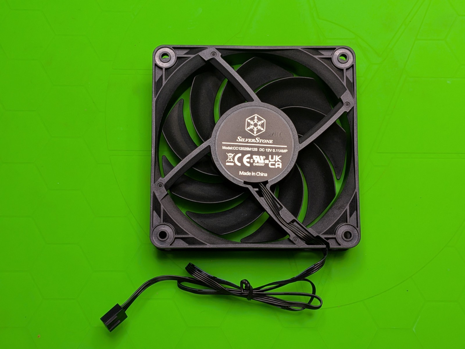 Silverstone SST-VS120B Performance Enhanced 120mm PWM Fan, 4Pin PWM