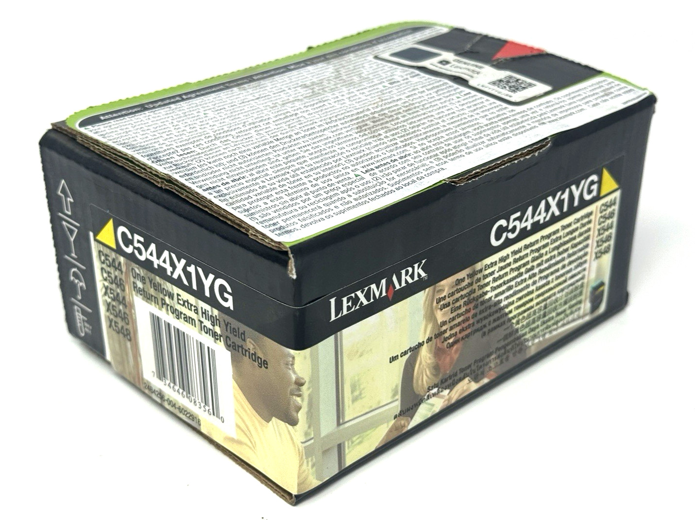 Lexmark C544X1YG Extra high yieldYellow Toner Cartridge OEM Genuine