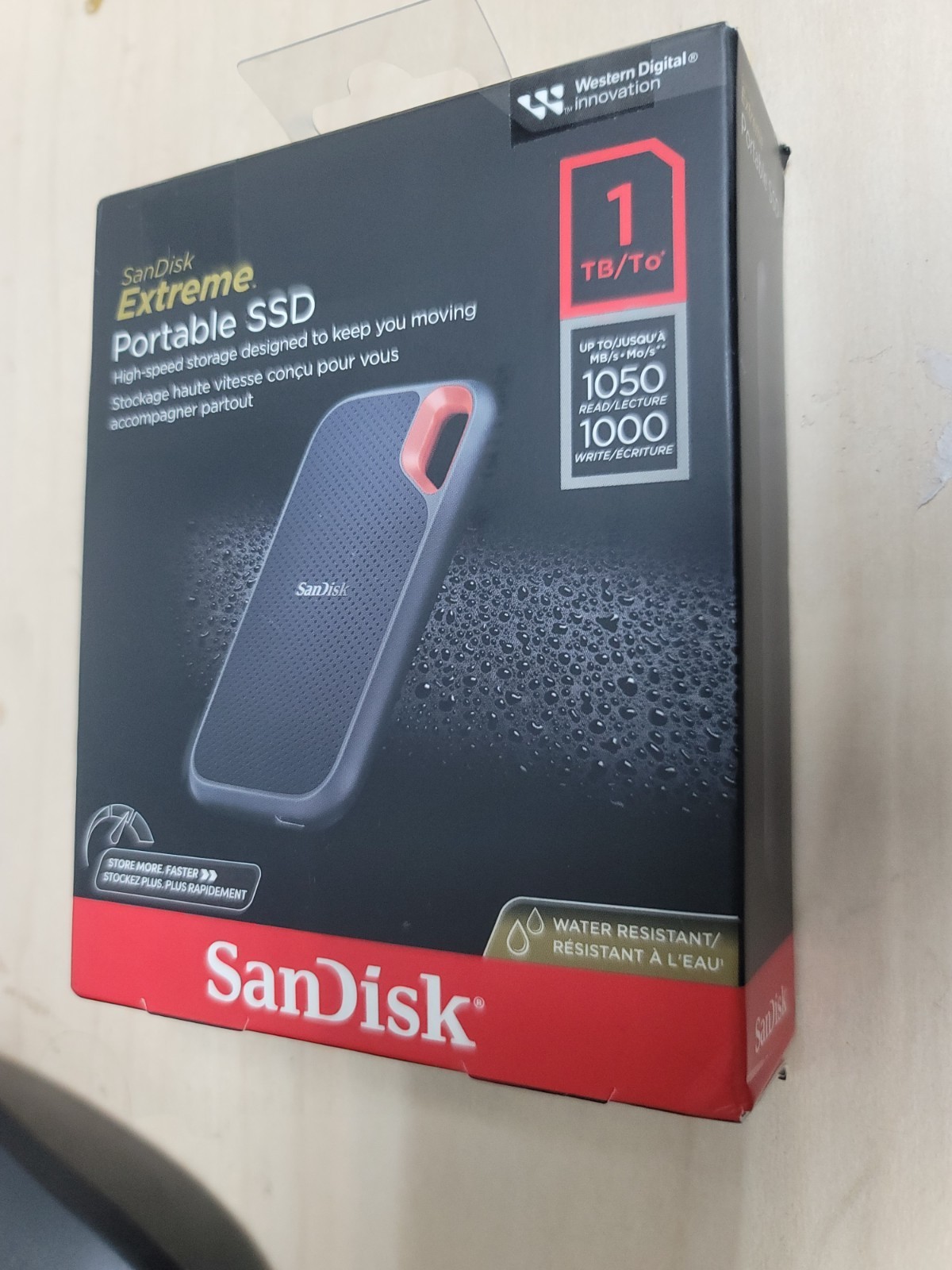 SanDisk Extreme V2 1TB USB-C Portable External SSD (SDSSDE61-1T00-G25)