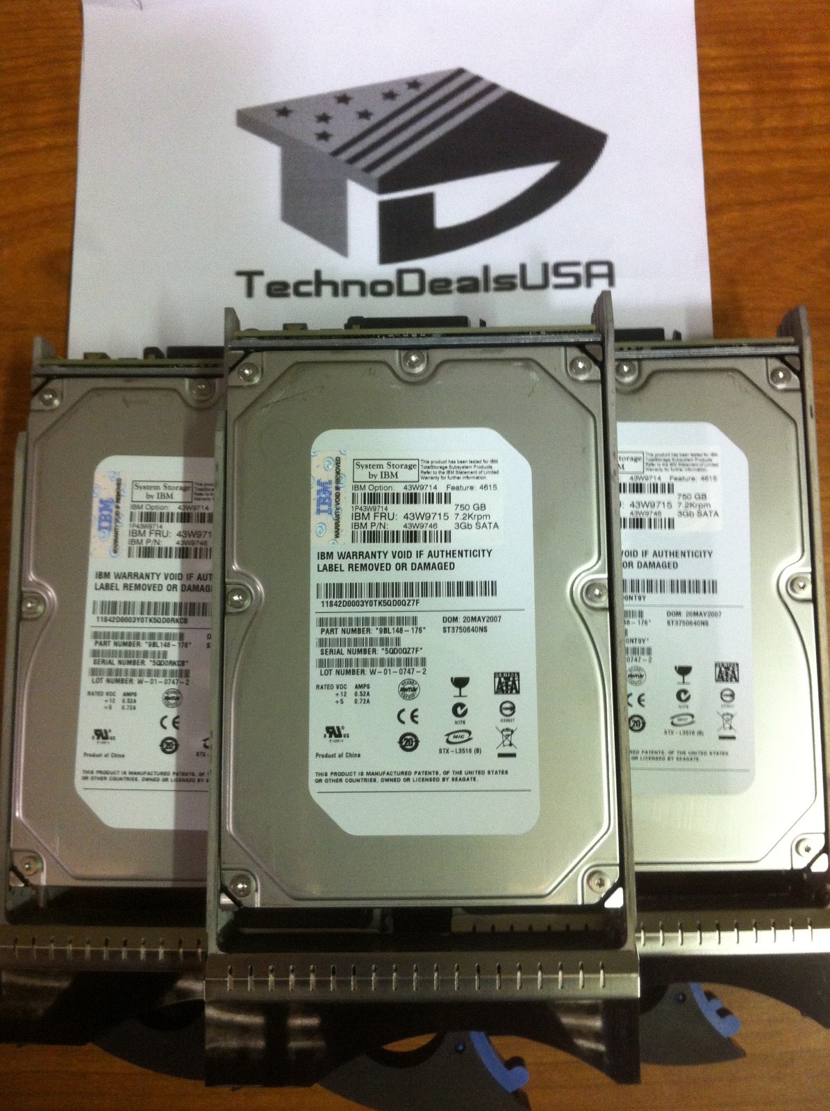 ibm 43W9714 43W9715 43W9746 ST3750640NS 9BL148-176 - 750GB 7200RPM sata hdd