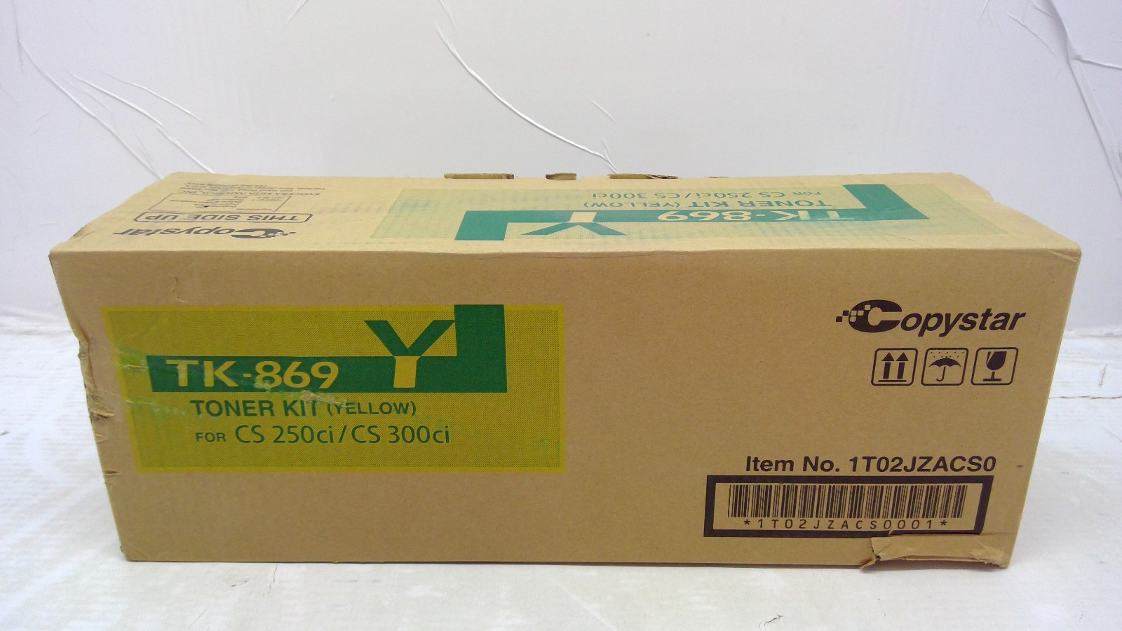 Genuine Copystar TK-869Y Yellow Toner Cartridge 1T02JZACS0