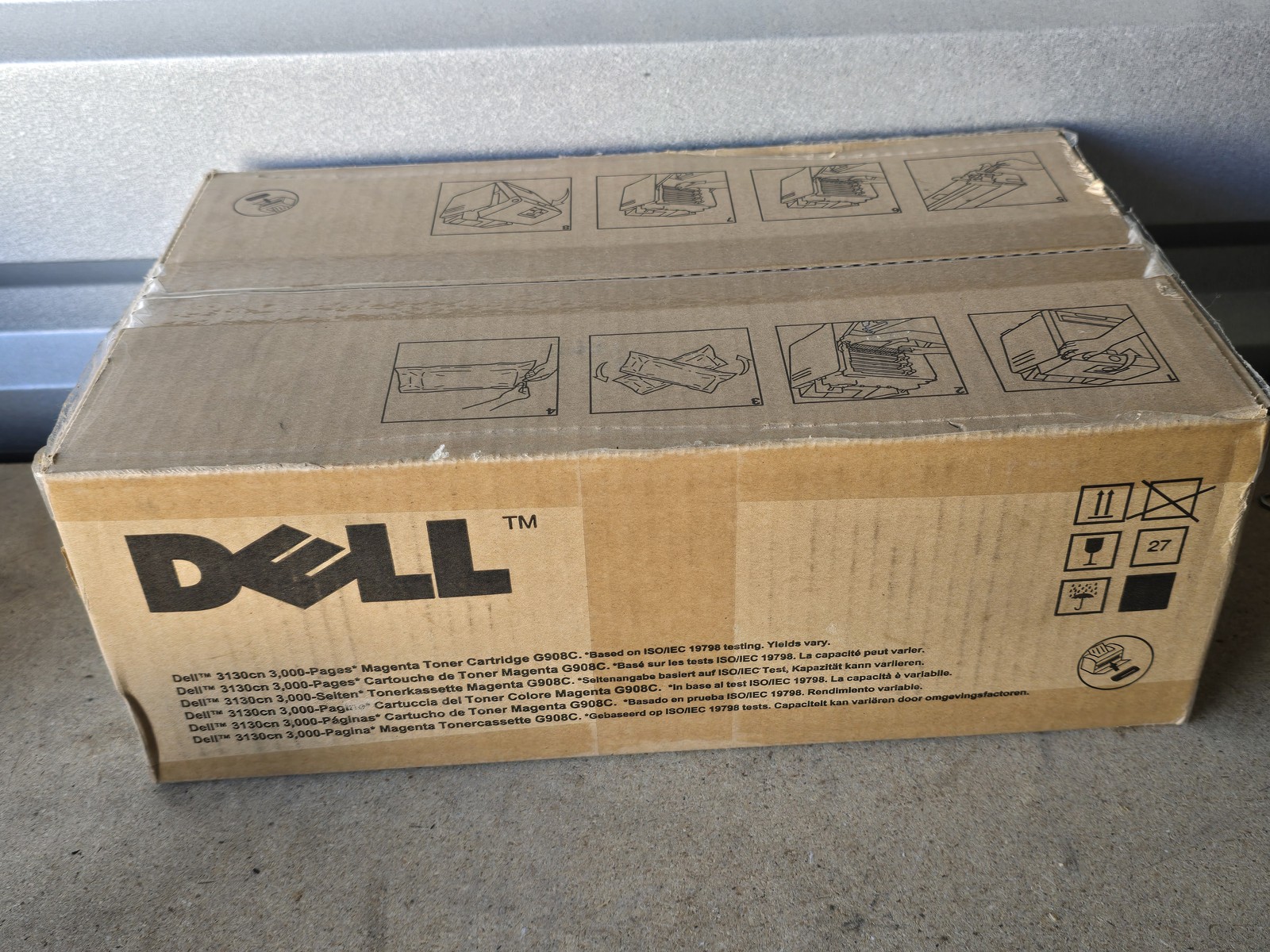 Dell 3130cn Magenta Toner Cartridge G908C 3000 Page New