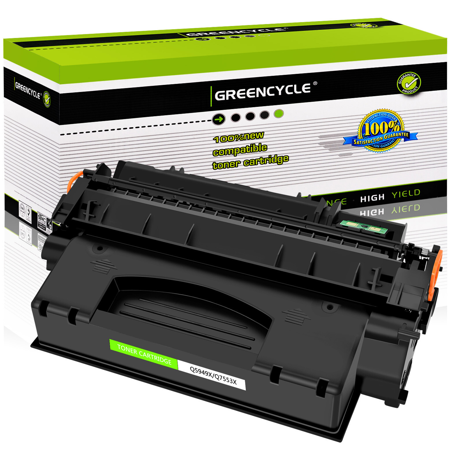 1-6PK Q7553X Black Toner Cartridge For HP LaserJet P2015 P2015D P2015N P2015DN
