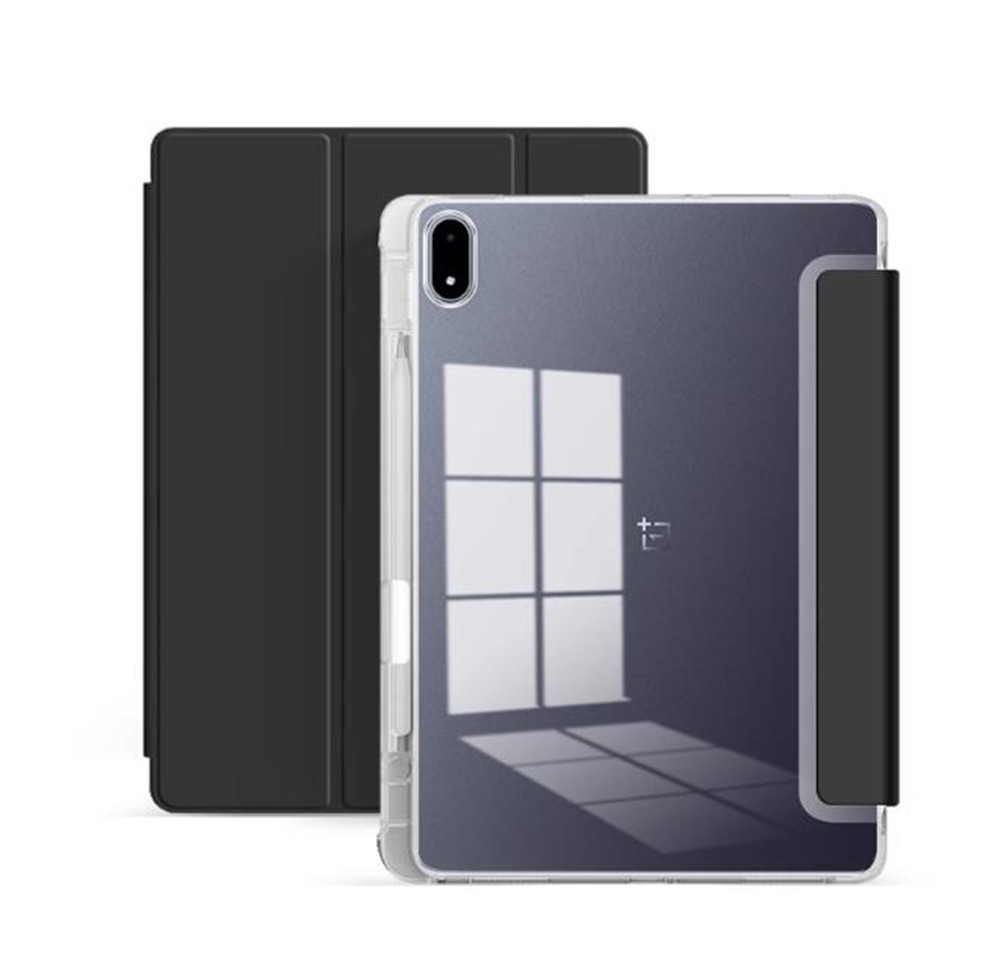 1PCS OnePlus Pad 2 12.1" / 2 Pro 13.2'' Leather Case Stand Transparent Cover Sh