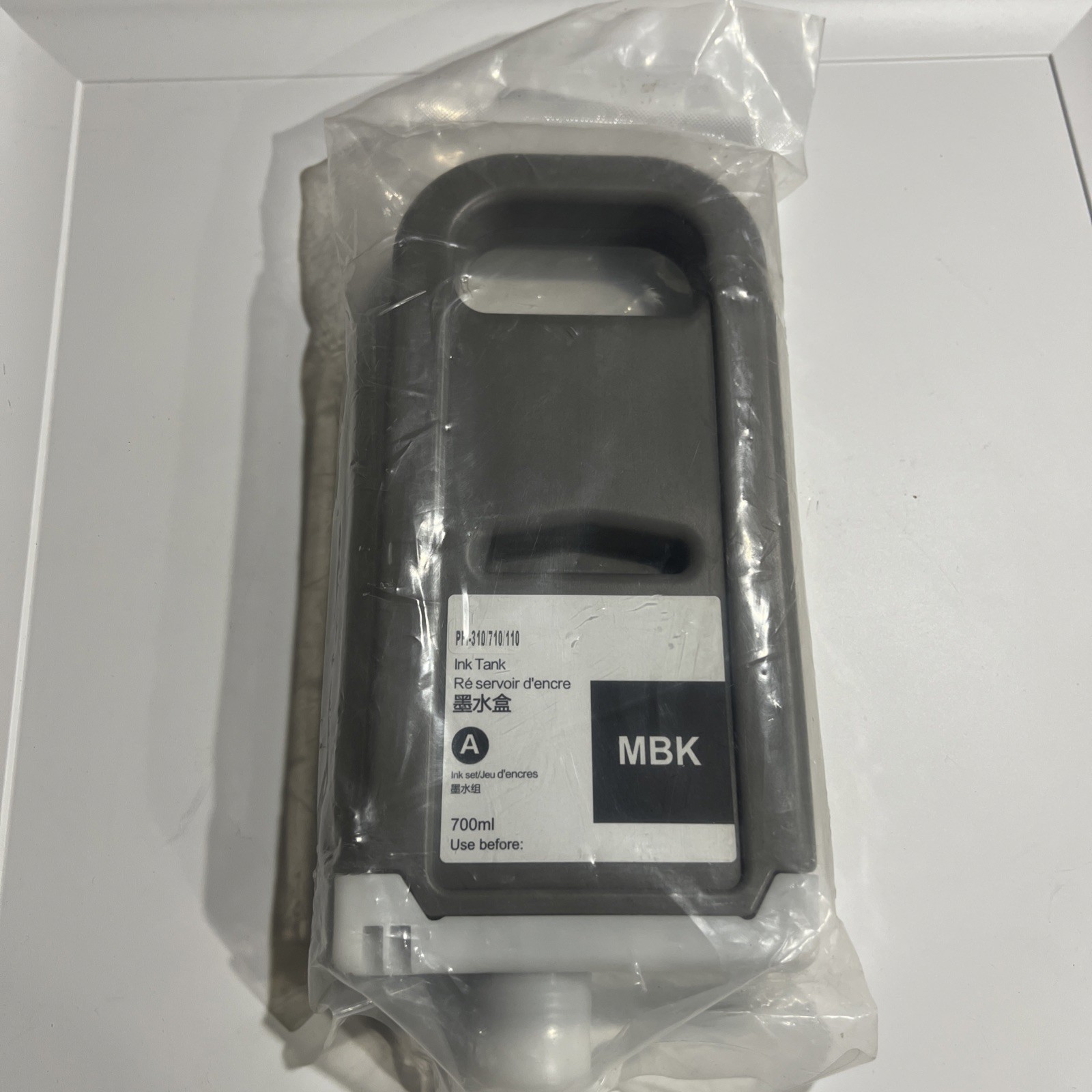 Compatible PFI-710MBK MATTE BLACK   Ink Tank 700ML