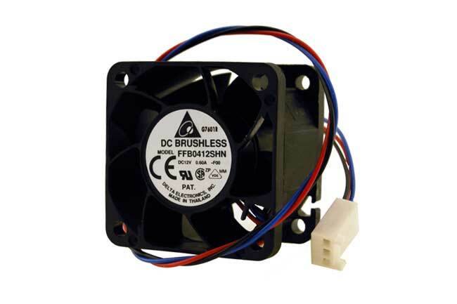 Delta FFB0412SHN-F00 40mm x 28mm High Speed Fan 3-Pin (Black/Red/Blue)