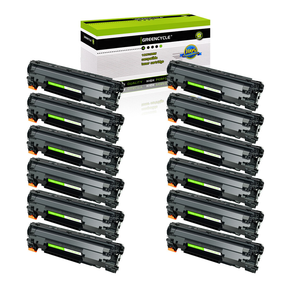 12PK CE278A Black Toner Fit for HP LaserJet Pro M1536DNF MFP P1560 P1566 P1606DN