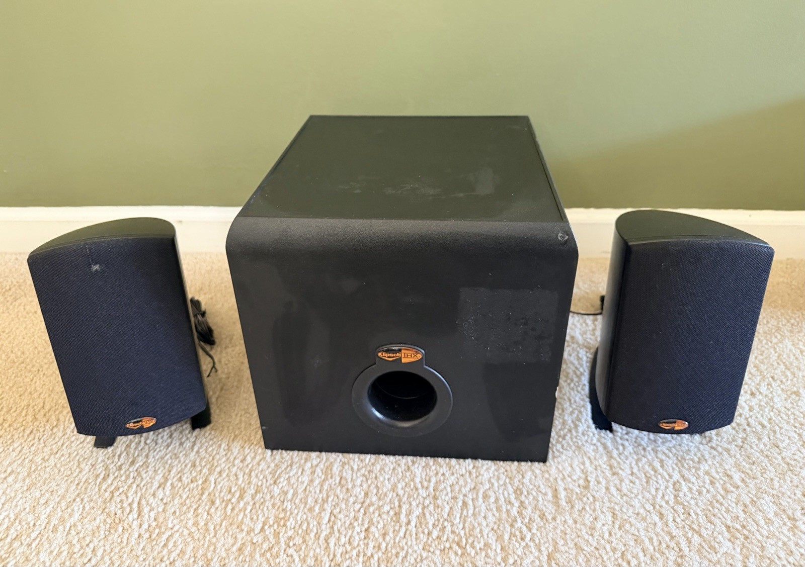 Klipsch ProMedia 2.1 THX Computer Speaker System Subwoofer + 2 Satellites TESTED