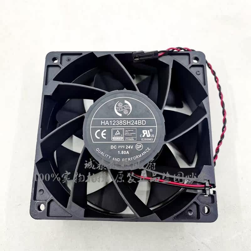 1PCS   ONG HUA HA1238SH24BD DC24V 1.80A 12038 Fan for Inverter Welding Machine