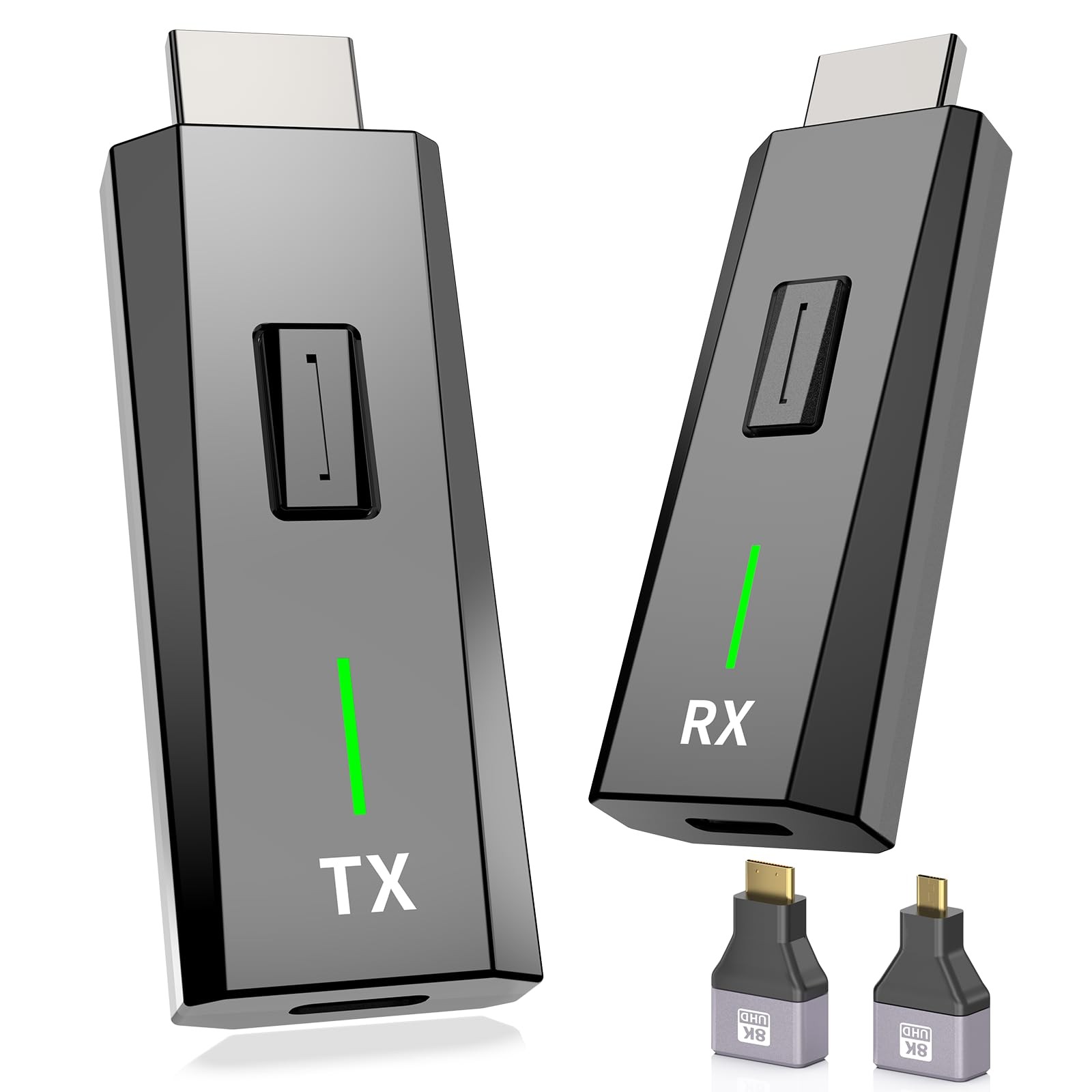 2025 Wireless HDMI Extender 4K 1080P Transmitter Receiver 328FT/100M Dual Band