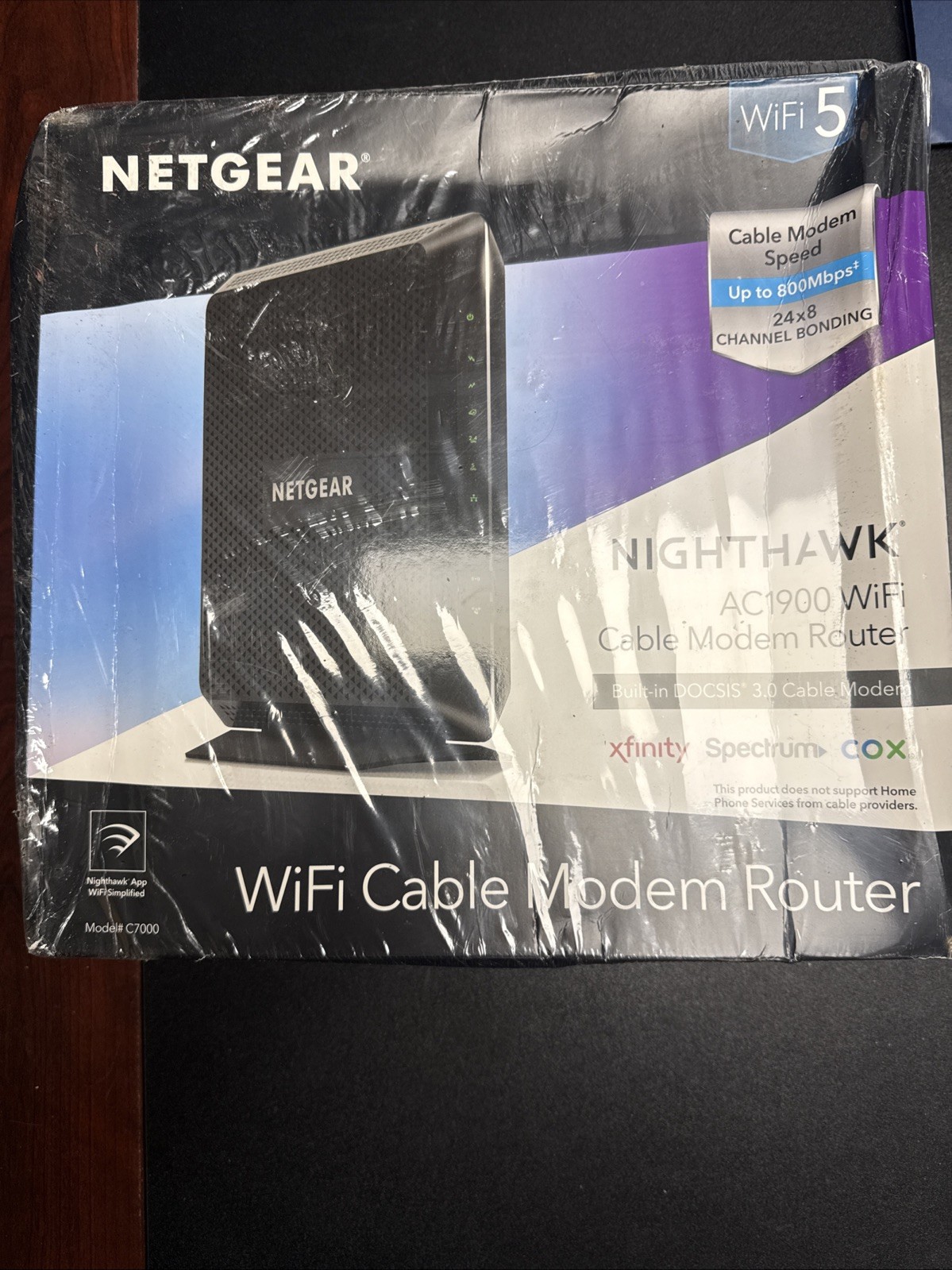 NETGEAR Nighthawk AC1900 4 Wireless WiFi 5 Router Modem C7000v2