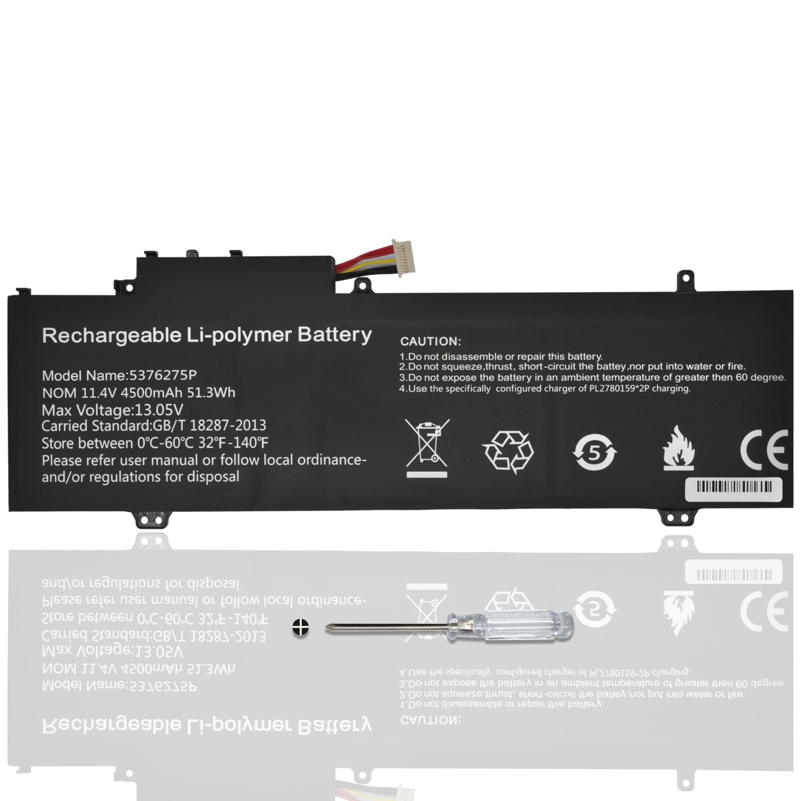 High-Capacity Laptop Battery Replacement for Gateway GWTN141-10BK, NV-509067-3S
