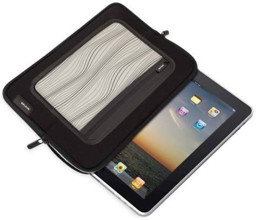 Belkin Vue Neoprene Sleeve Pouch Case for iPad 1/2/3/4/Air 10" Tablet Black