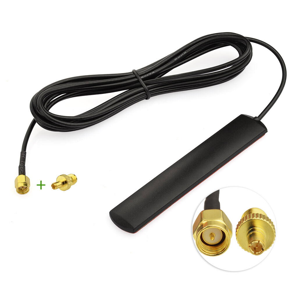 4G LTE Antenna Omni-Directional 700-2600MHZ Adhesive Mount  SMA TS9 3m for Car