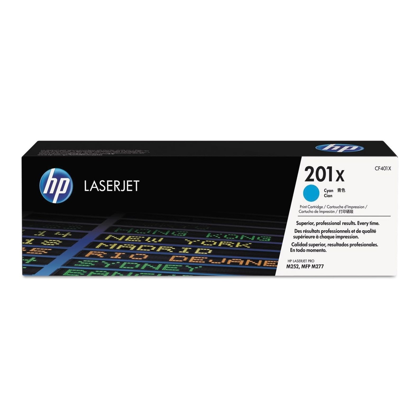 New Open Box HP 201X Cyan LaserJet Toner Cartridge, CF401X