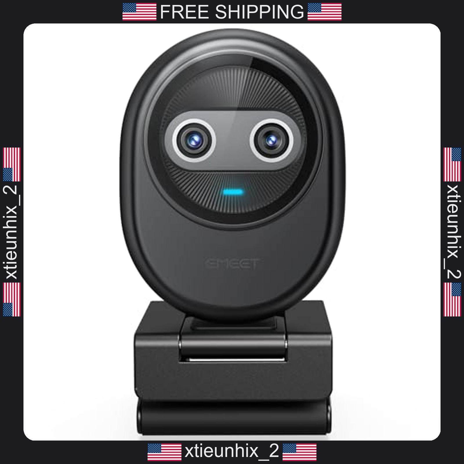 4K Webcam with Dual-Camera AI-Powered for Streaming and Content Creation