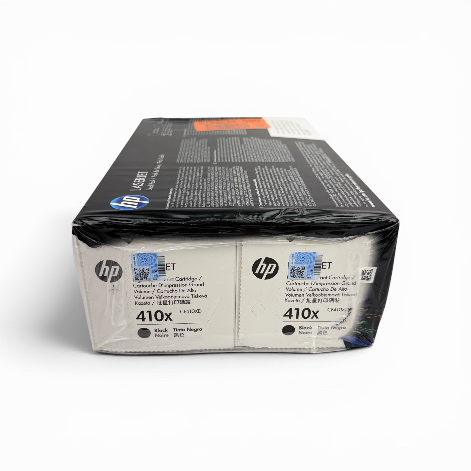 HP 410X Black Dual Pack High Yield Toner Cartridges CF410XD Genuine OEM