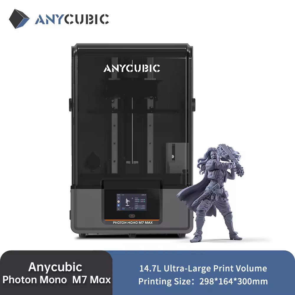 【OPEN BOX】ANYCUBIC Photon M7 Max 7K Resin 3D Printer 31mm/h Speed 13"x11.7”x6.5"
