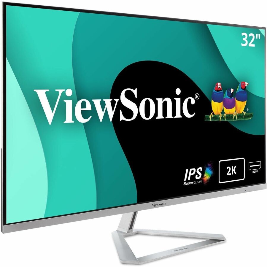ViewSonic VX3276-2K-MHD 32 Inch 1440p Monitor, IPS with Screen Split Capability