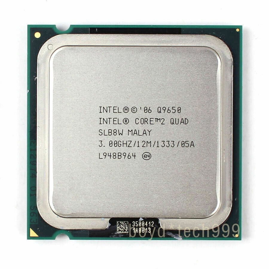 Intel Core Q9650 3.0 GHz 1333 MHz Socket 775 4 Cores 4 Threads CPU Processor