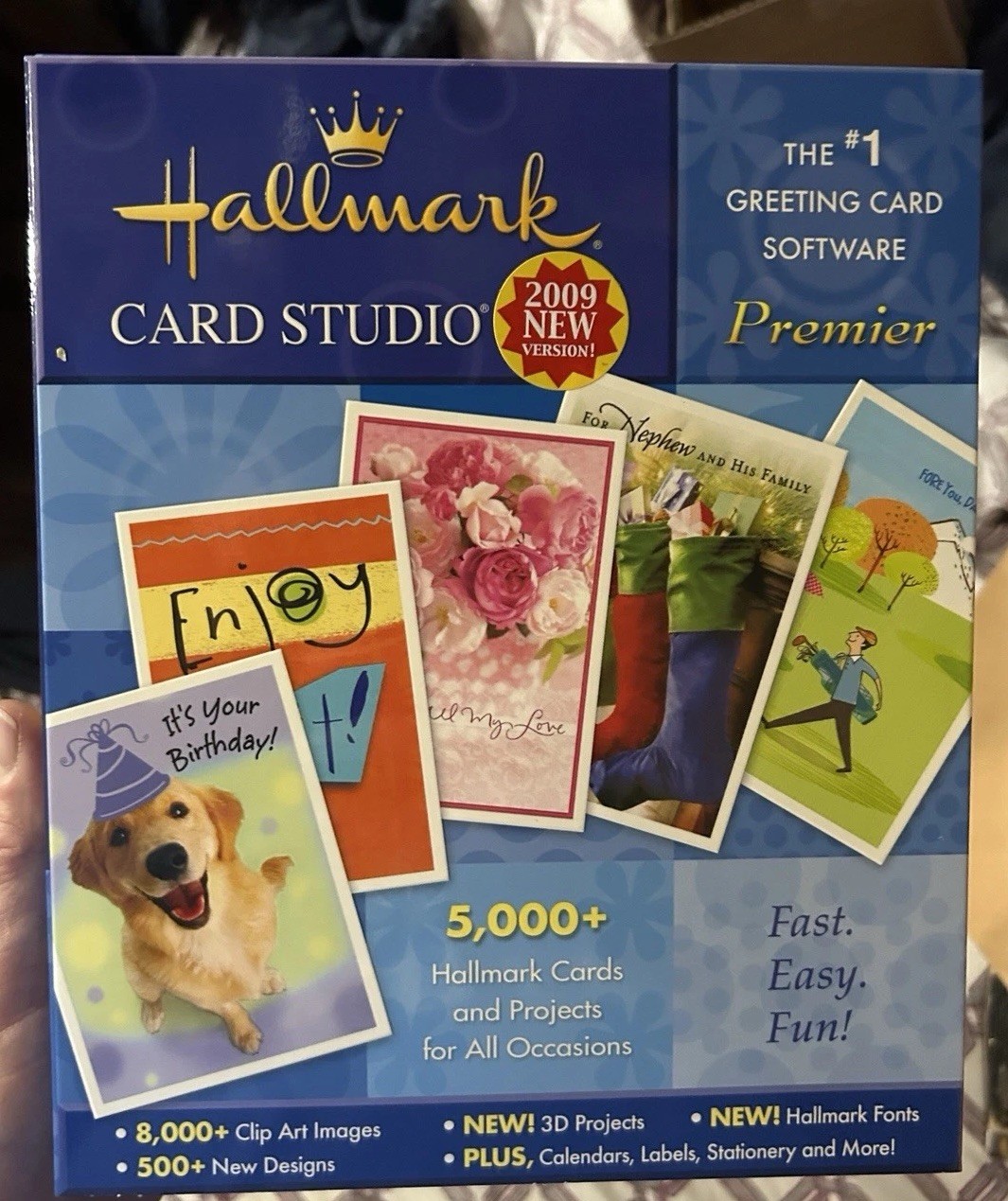 Hallmark Card Studio 2009 Premier CD-ROM Windows New Sealed NOS