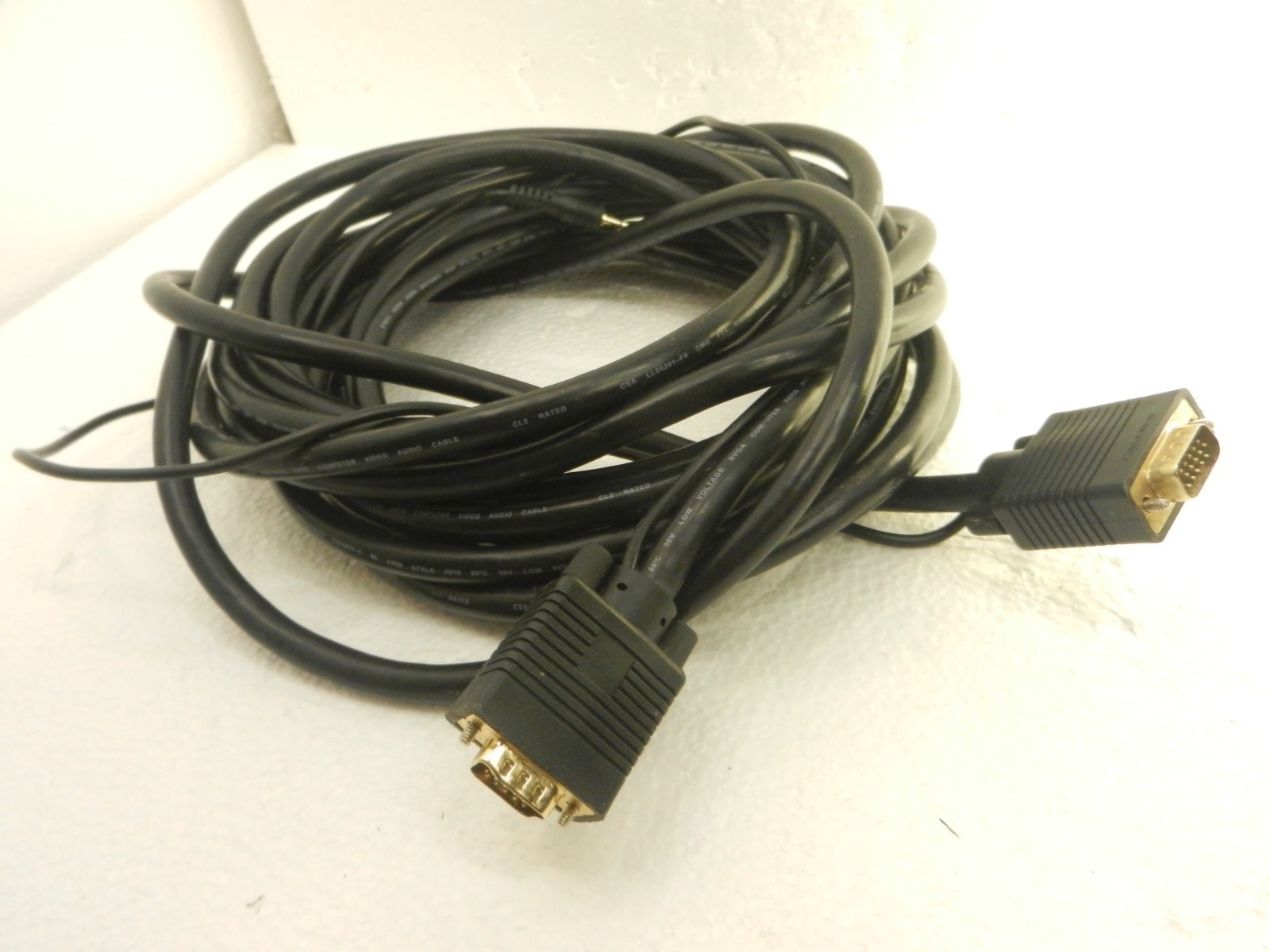 25ft VGA Cable With Audio 3.5mm 25-FOOT 25'