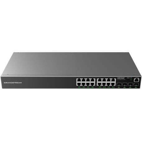 Grandstream GS-GWN7802P 16 PoE Gig Ethernet 2 SFP Layer 2 Managed Switch