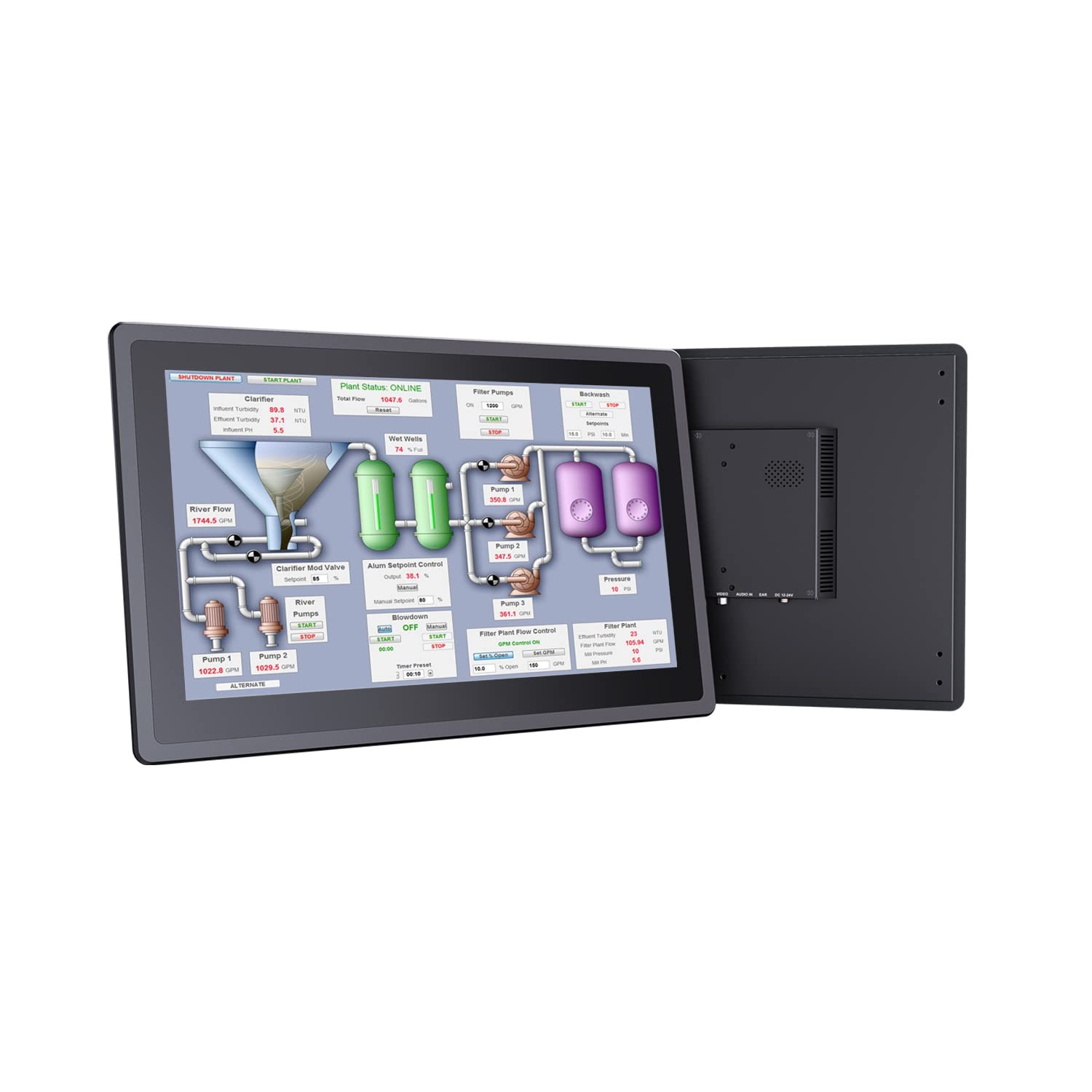 LILLIPUT 15.6" TK1560/T 10-Point Touch Screen Monitor and 1000 nits  IP65