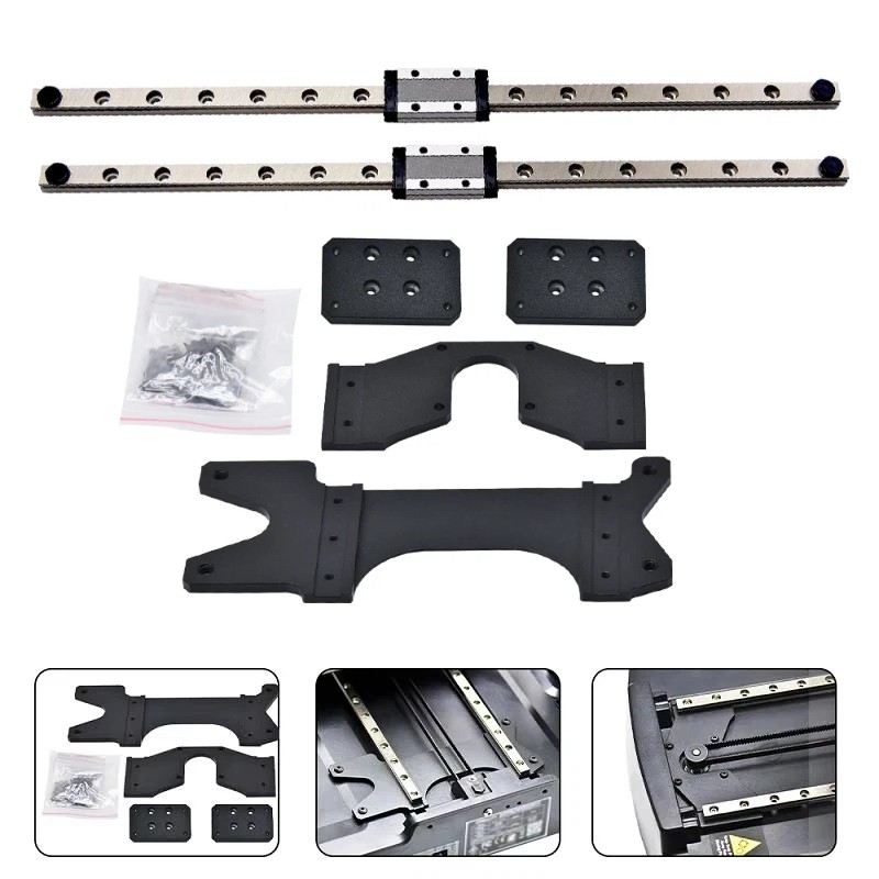 3D Printer For Ender 3 V3 SE / KE Y-axis Double Rail Guide Upgrade Package 300mm
