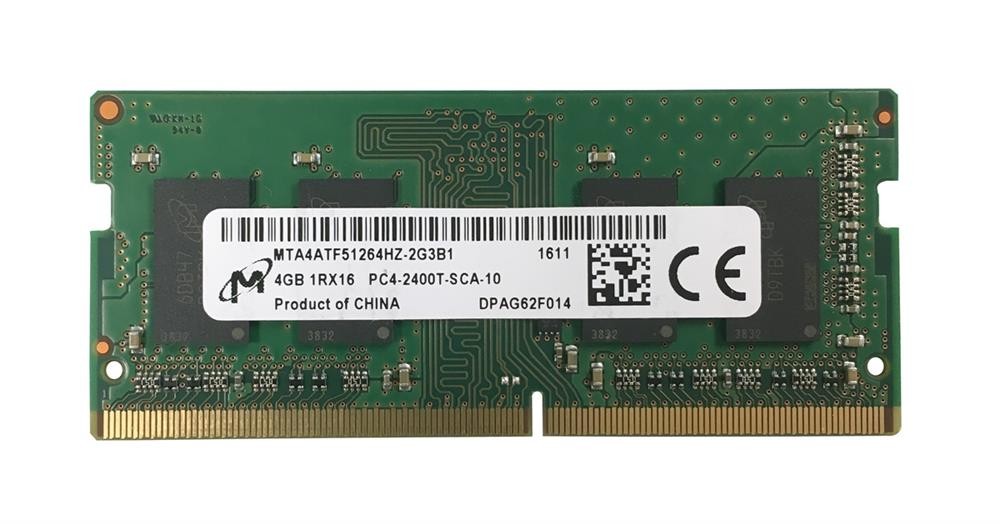 GREEN - MICRON 4GB DDR4 2400 MHZ PC4-19200 SODIMM LAPTOP MEMORY RAM