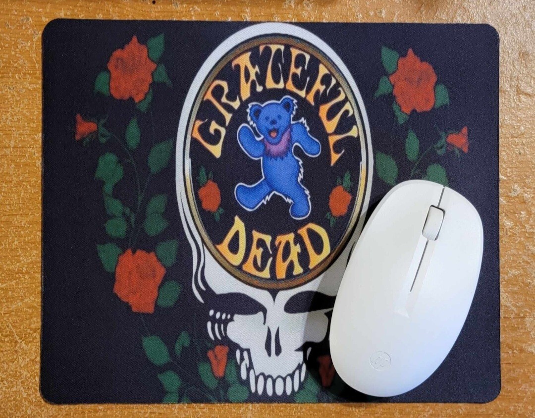Grateful Dead Stealie Bear Mousepad Custom Made