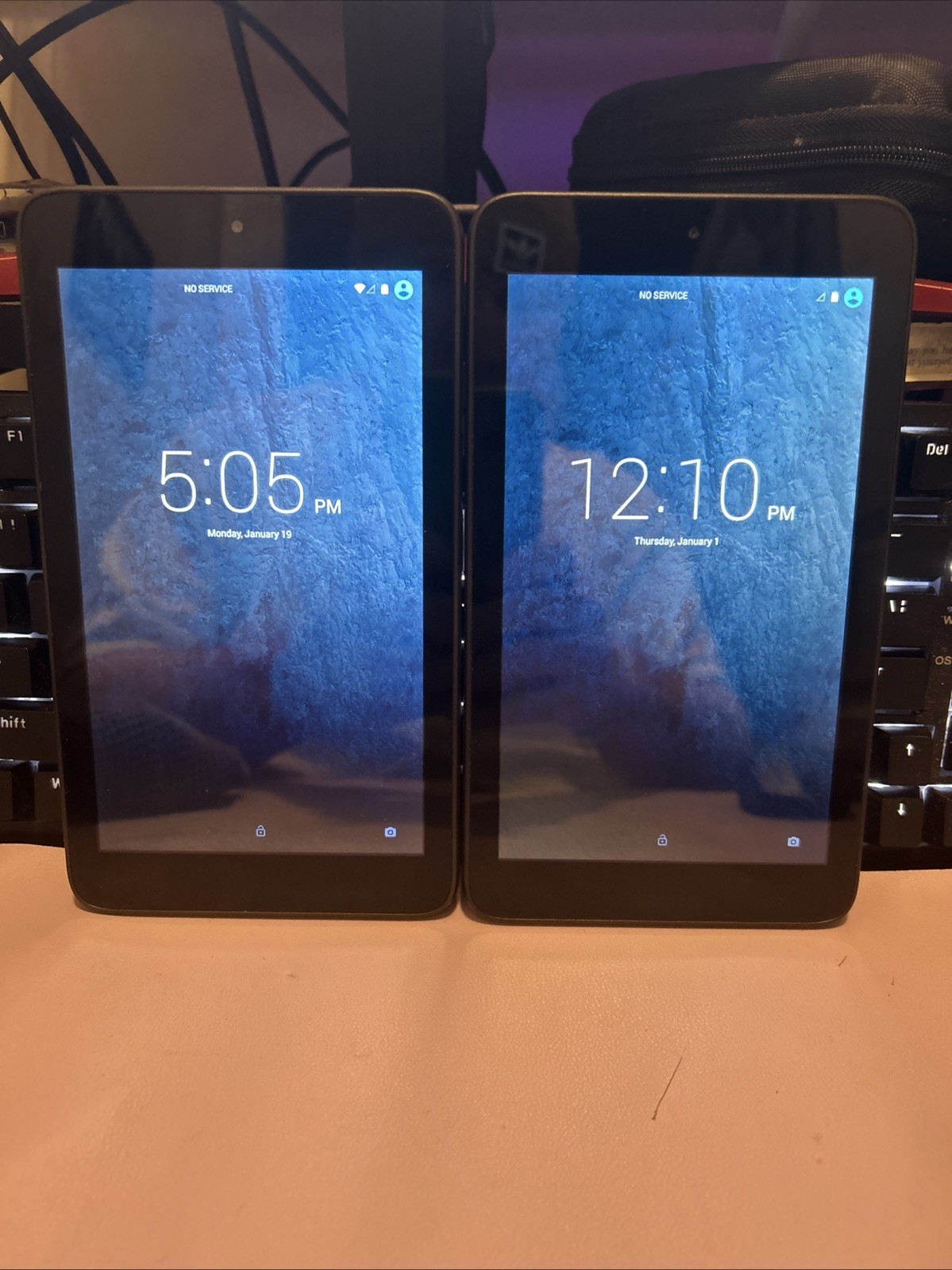 2X Alcatel OneTouch Pixi 7 (Sprint) 9007T Wi-Fi Black Android Tablet