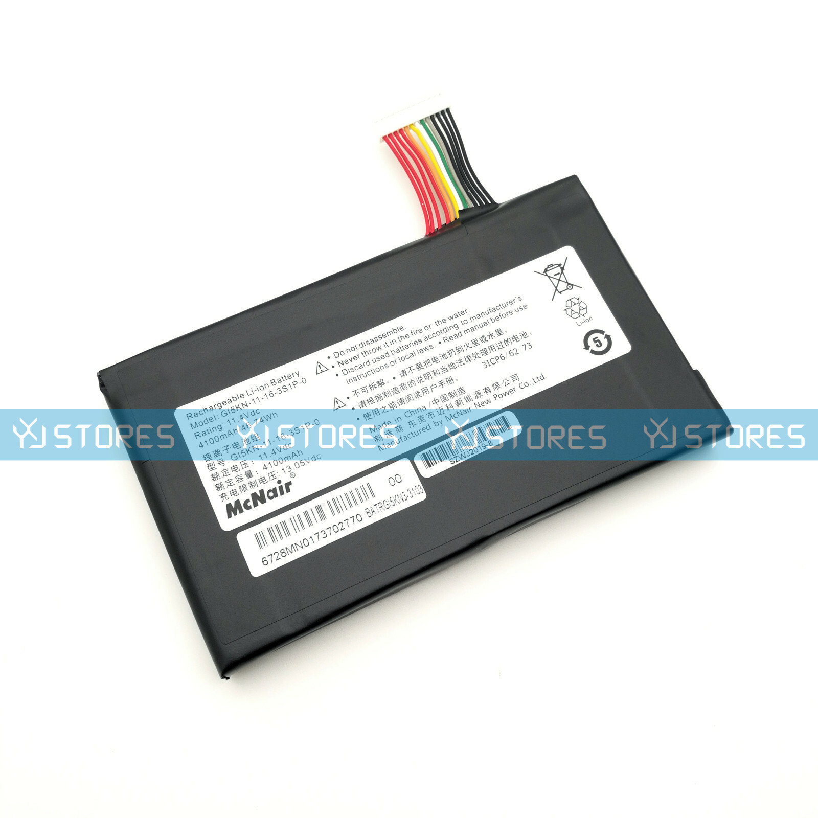 Genuine GI5KN-00-13-3S1P-0 GI5KN-11-16-3S1P-0 4100mAh Battery for Hasee Z7-KP7GT
