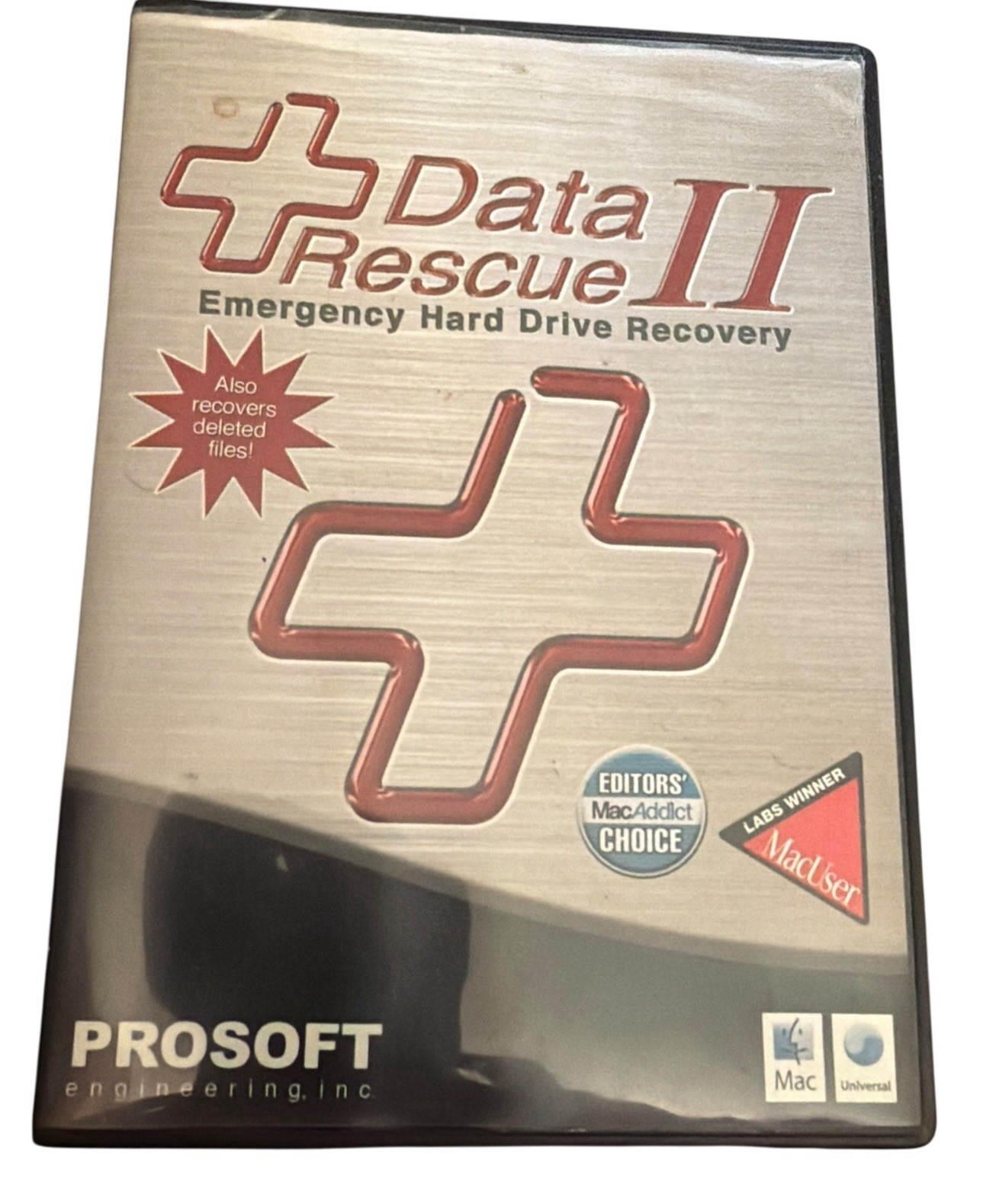 DATA RESCUE II, Emergency Hard Drive Recovery w/Serial Number for Mac