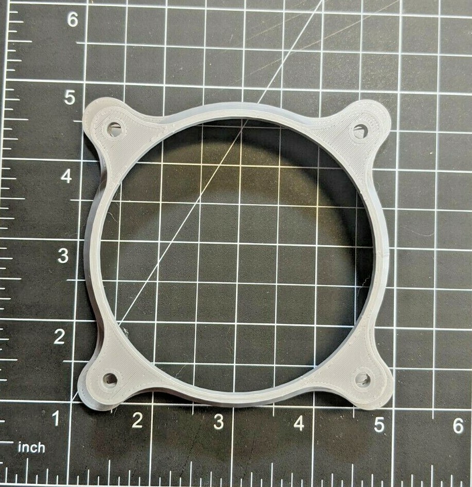 Various Sizes Fan Adapters Flow Converter PC Mod Custom Panel Hose Mount Flange